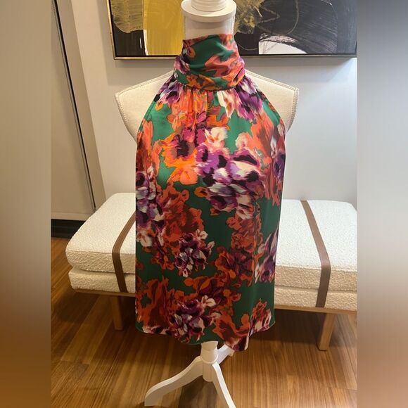 Misa Los Angeles Tops - MISA LA Tie neck blouse size small